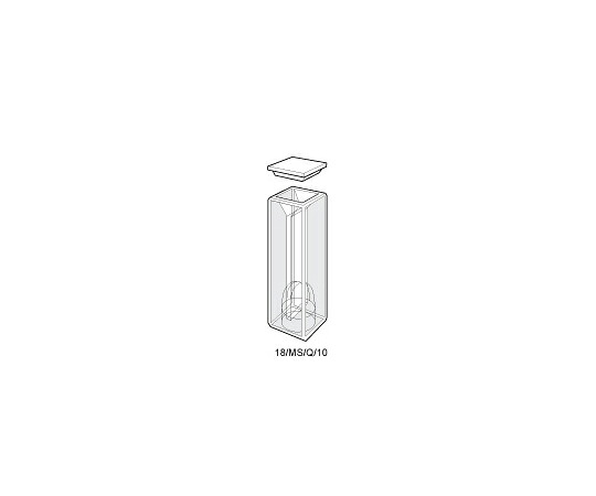 Starna Scientific 撹拌用石英セル　PTFEカバー付き　光路長：10mm　0.900mL　ベース形状：Type.18 1個 18/MS/Q/10