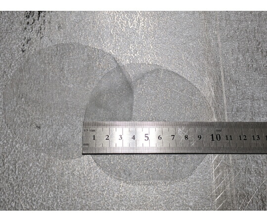 tantore 丸型テフロンメッシュ（PFA） Φ100mm 100メッシュ 線径110μ 目開き144μ 50枚入 1式(50枚入)