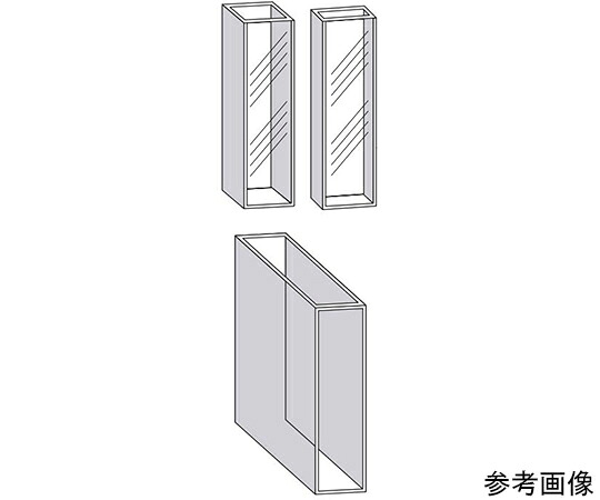 店内全品ポイント5倍★要エントリー★東ソー 標準セル(2面透明) 1.700mL 溶融石英 1個 T-1-UV-5|Shop de clinic店