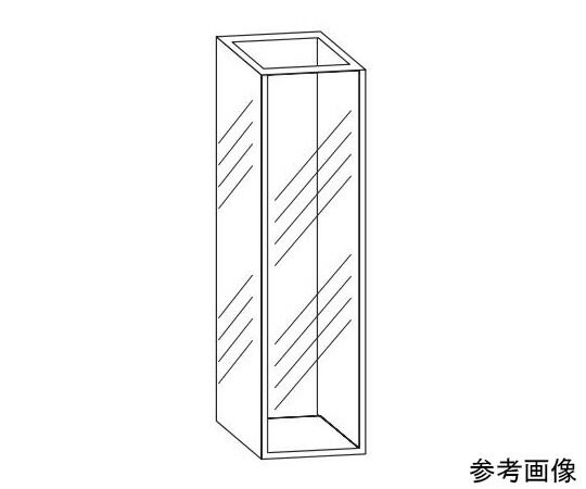 東ソー 蛍光セル（全面透明）　14.000mL　合成石英 1個 T-3-ES-40