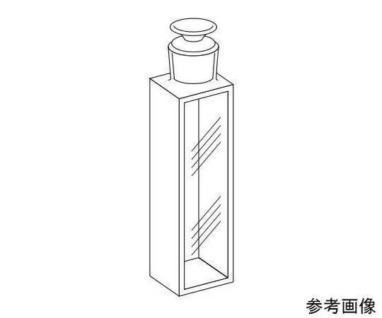 東ソー 栓付螢光独居室（全面澄み切った） 3.500mL 練りあわせる水晶 1個 T-33-ES-10