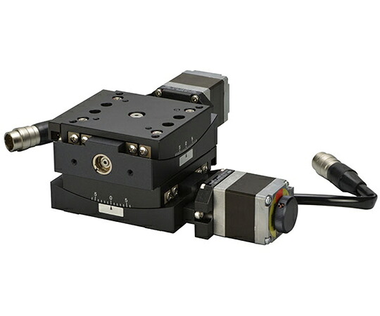 中央精機 二軸傾斜ステージ　送りねじ式　60mm×60mm　上軸±8°下軸±6° 1台 ATD-C612C-HM