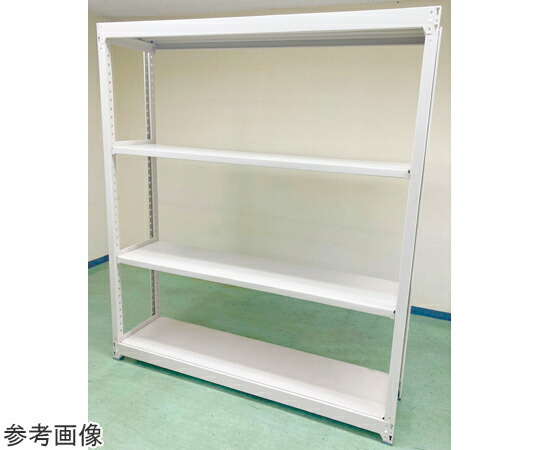 明興関包スチール写真 中量ボルトレスラック 増連 H1800×W900×D870粍 全ての存在4段増連 1組 MN30-6390-4R