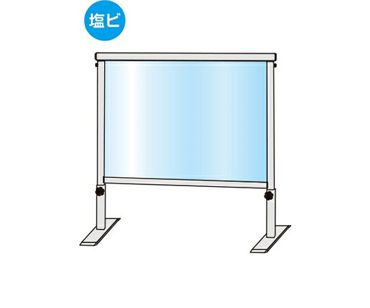 店内全品ポイント5倍★要エントリー★常磐精工 スライドパーテーション　450&times;600mm　（塩ビ仕様） 1台 SLHBP450X600E｜Shop de clinic店
