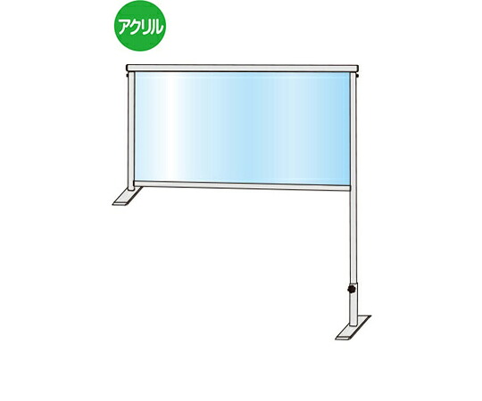 店内全品ポイント5倍★要エントリー★常磐精工 カウンターパーテーション　450&times;900mm 1台 COHBP450X900｜Shop de clinic店