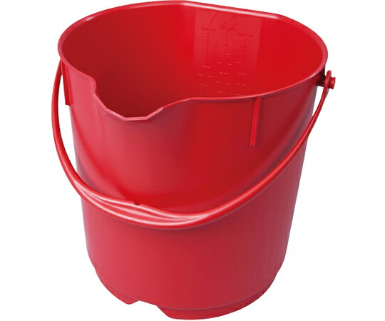 バーテック バーキンタX　カラーバケツ　15L　赤 1個 BKXCB-15R