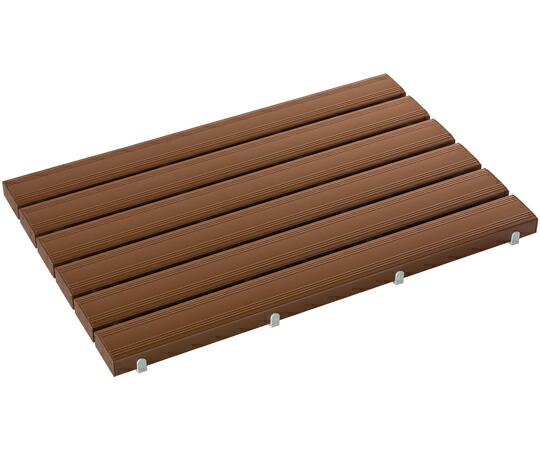 テラモト 抗菌安全スノコ（お客様組立品） 茶600×900 1枚 MR0932414