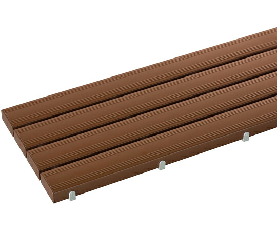 テラモト 抗菌安全性のあるスノコ（研ぎ澄ます品） 茶400x1800 1枚 MR0933144