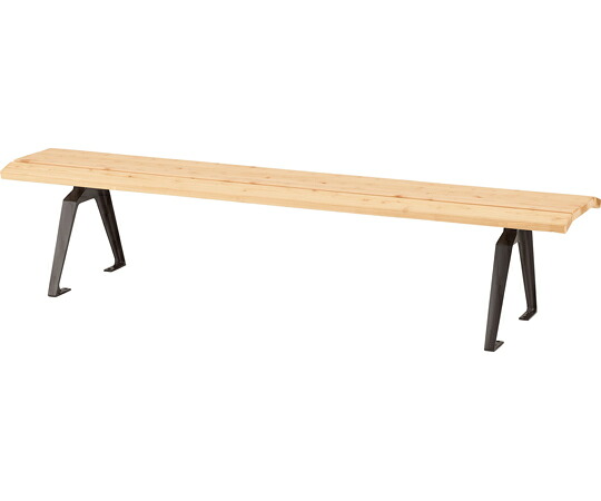 モリマーキンキ 天然木材背無ベンチ　W1800&times;D440&times;H400mm 1台 HM-1800BN｜Shop de clinic店