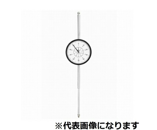 ミツトヨ 大型文字盤ゲージ 価値付ける活動の領域80粍 耳金付 年代順の継続目盛/ぼうぜん自失校正刷り/珠玉入/中2針 1個 3060A-19