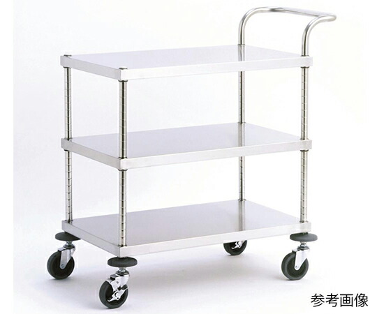 キャニオン ステンレス鋼手押し車 3段 1台 W22A-S6109
