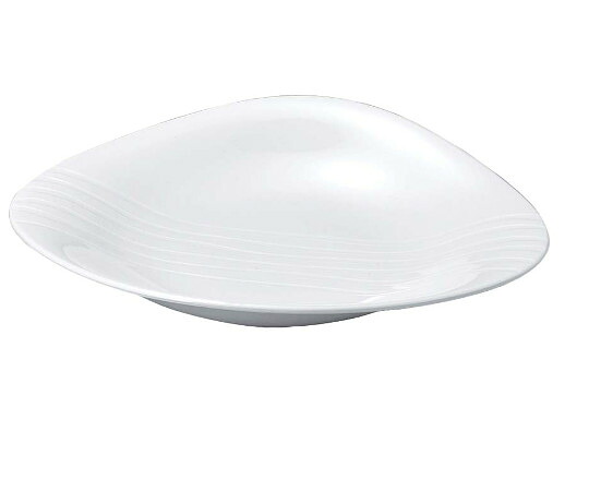 若泉漆器 ニューホワイト　菱形プレート　40cm 1個 405660