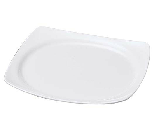 若泉漆器 ニューホワイト　渕丸長角盛皿　33cm 1個 405690