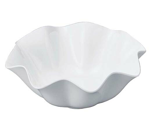 若泉漆器 ニューホワイト ウェーブ丸盛鉢 31cm 1個 261440