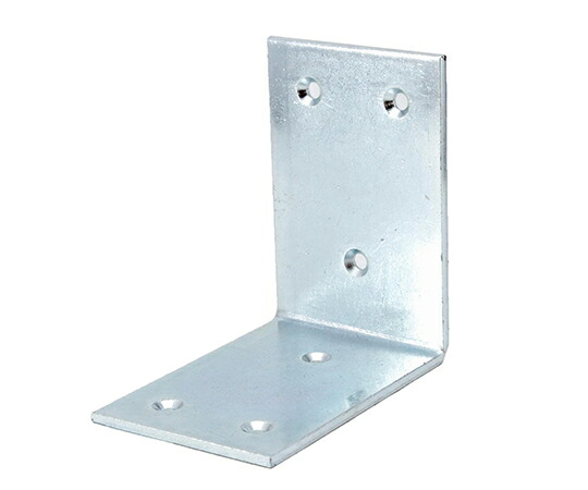 山口安製作所 ユニクロ　金折隅金　広幅タイプ（ケース売り）　ユニクロメッキ　90×90mm×60mm×3.2mm　20個入 1セット(20個入) YS-102C-90mm