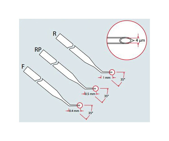 店内全品ポイント5倍★要エントリー★エッペンドルフ トランスファーチップF　（ICSI）　内径　4μm 　外径　7μm 1式(25本入) 5195000.001｜Shop de clinic店