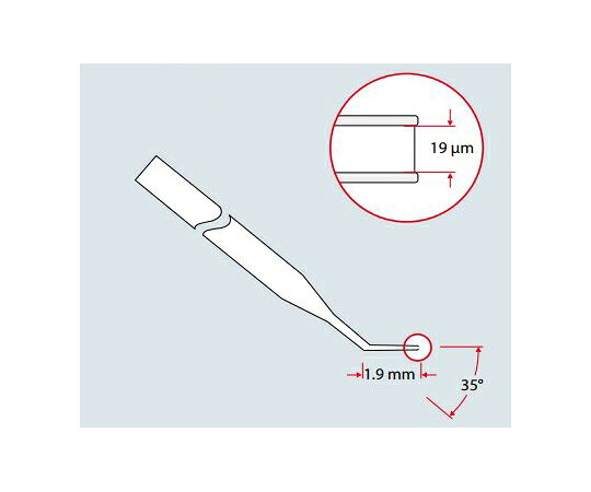 エッペンドルフ 生検用チップI　内径　19μm 　外径　24μm 1式(25本入) 5195000.052