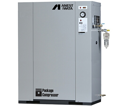 アネスト岩田 パッケージコンプレッサ　D付　3.7KW　200V　50Hz 1個 CLP37EF-8.5DM5｜Shop de clinic店 532,440円
