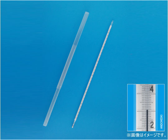 安藤計器製工所 二重管標準温度計400　-56～0℃（0.1）　全長400mm　全没　JCSS校正証明書付 1本 1-01-0-JCSS