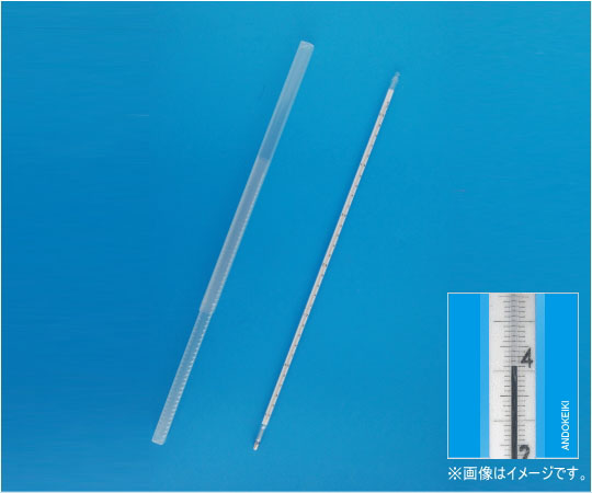 安藤表示計器製工所 二重管判定基準熱度計W 250～300℃（0.1） 全長340粍 全没 精神測定検査記録書き出し 1本 1-W06-6-VC