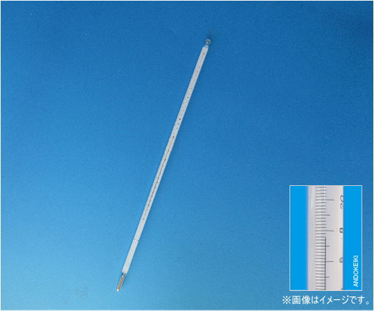 安藤表示計器製工所 浸没線付き添い人棒状判定基準熱度計 +190～250℃（0.2） JCSS目盛り調整証拠立てる書き出し 1本 1-09-5-JCSS