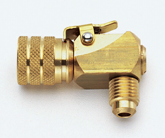 タスコ 1/4″ストップバルブ付ワンタッチコネクタ 1個 TA220JB-2