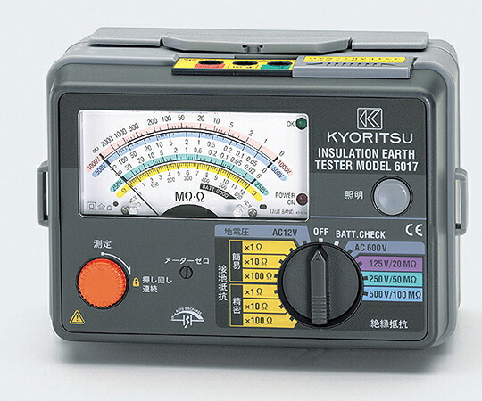 タスコ 絶縁・接地抵抗計 1個 TA453J-1