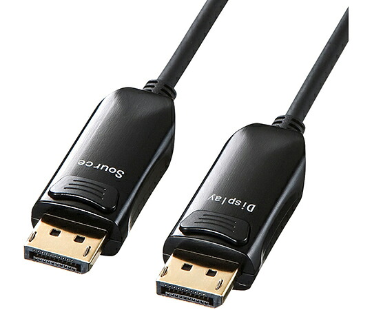 サンワサプライ DIsplayPort光ファイバケーブル　10m 1本 KC-DPFB100
