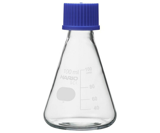 店内全品ポイント5倍★要エントリー★HARIO ねじ口三角フラスコ　100mL　12個入 1箱(12個入) NSF-100-SCI｜Shop de clinic店