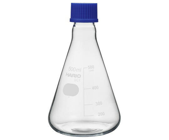 店内全品ポイント5倍★要エントリー★HARIO ねじ口三角フラスコ　500mL　10個入 1箱(10個入) NSF-500-SCI｜Shop de clinic店