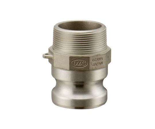 小澤物産 軽銀 雄螺子釘型アダプタ 1個 OZ-F-AL-100A