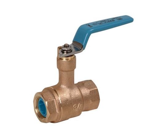大和バルブ 鉛カット　給水用コアリング　青銅ロングネックボール弁【10K・レバー】 1個 VLCSN-20A