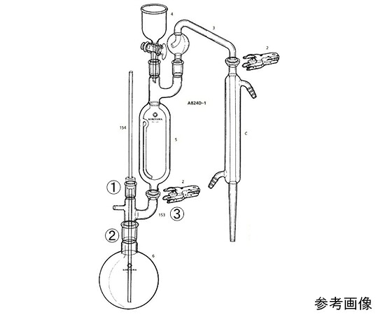 桐山製造所 キュルダール蒸気澄ますとり備える 1書き割り AB24D-1-4