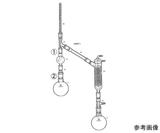 桐山製造所 キュルダールの澄ますとり備える 1書き割り AB25E-1-1