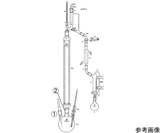 桐山製造所 玉充てん分留とり備える 1書き割り AS74C-1-4
