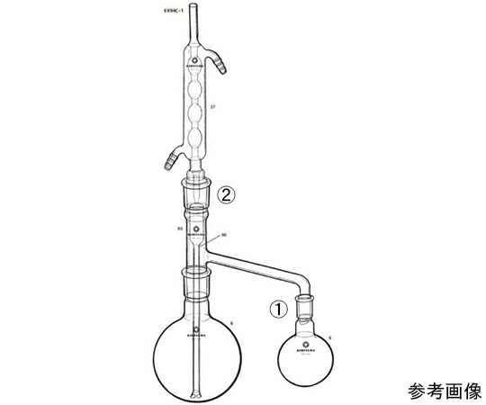 店内全品ポイント5倍★要エントリー★桐山製作所 朝比奈氏式液体抽出器 1セット EX94C-1-1|Shop de clinic店