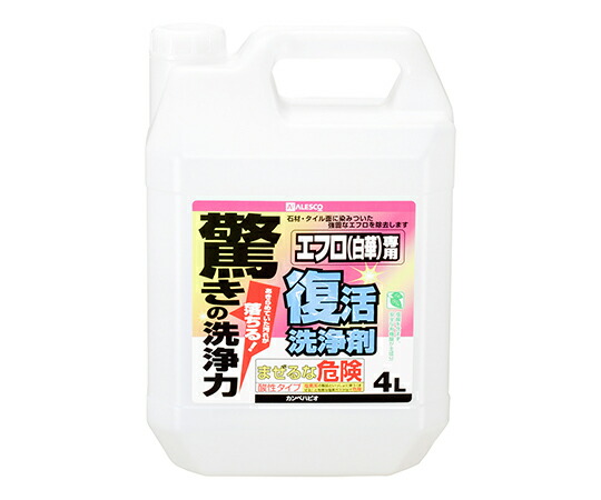 カンペハピオ（KANSAI） 復活洗浄剤　エフロ用　4L 1個 17660061040