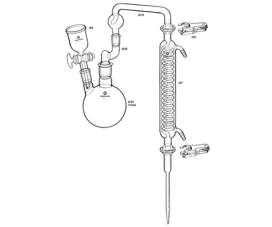 桐山製作所 下水法チッソ蒸留装置 1セット JSNU-1