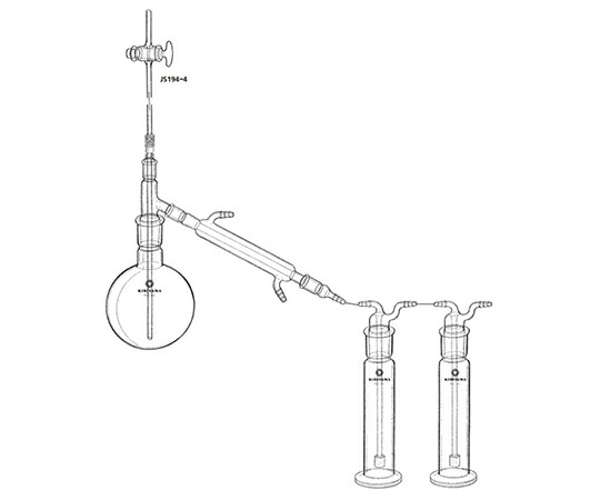 桐山製作所 残留塩素の項にある蒸留装置 1セット JSI94-4