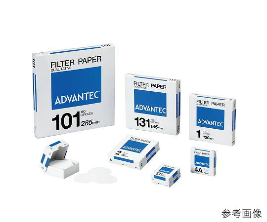 ADVANTEC 堅牢さ濾紙No.4A 293粍 100枚入 1箱(100枚入) 01411293