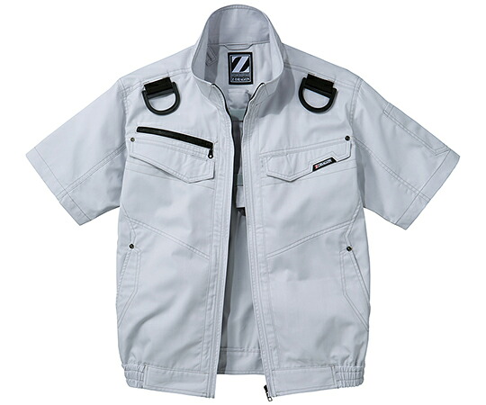 自重堂 空調服半袖ブルゾン　シルバー　LL 1枚 74130
