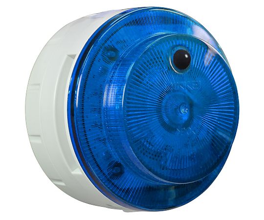 日惠製作所 電池式LED多目的警報器　ニコUFOmyobo（青）　車両搭載　人感 1個 VK10M-D48JB-ST