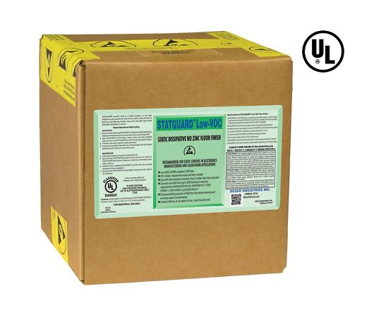 店内全品ポイント5倍★要エントリー★DESCO 表面処理剤 フロアー STATGUARD 低VOC 9.46 L 1箱 10550|Shop de clinic店