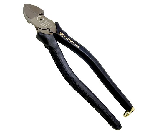 フジ矢 電気工名人偏芯薄刃はさみ（黒金） 208粍 1個 7700N-200BG 切断工具-手動工具