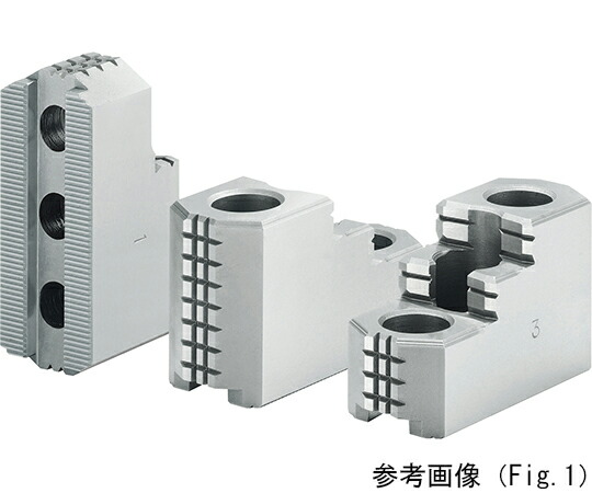 ギガ・セレクション 北川鉄工所　油圧・エアチャック用　HJ　硬爪 1組 HJ12A-21