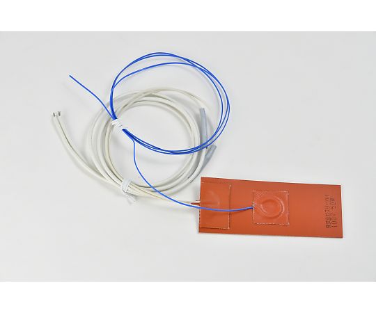 ThreeHigh シリコンラバーヒーター　【熱電対1m、リード線延長1m】　100V　50W　50mm×125mm 1枚 SR100-50-50-125-K1