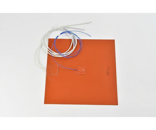 ThreeHigh シリコンラバーヒーター　【両面テープ付き、熱電対5m、リード線延長5m】　100V　500W　250mm×250mm 1枚 SR100-500-250-250-P-K5