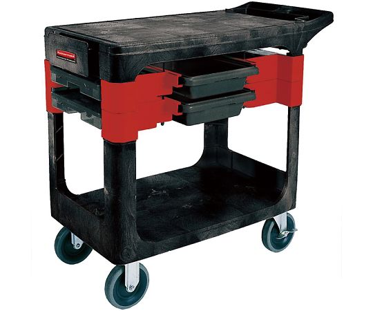 エレクター 取り替えっこ手押し車 やり方手押し車/物の具手押し車 φ127 W965×D489×H848粍 1台 RM6180BK