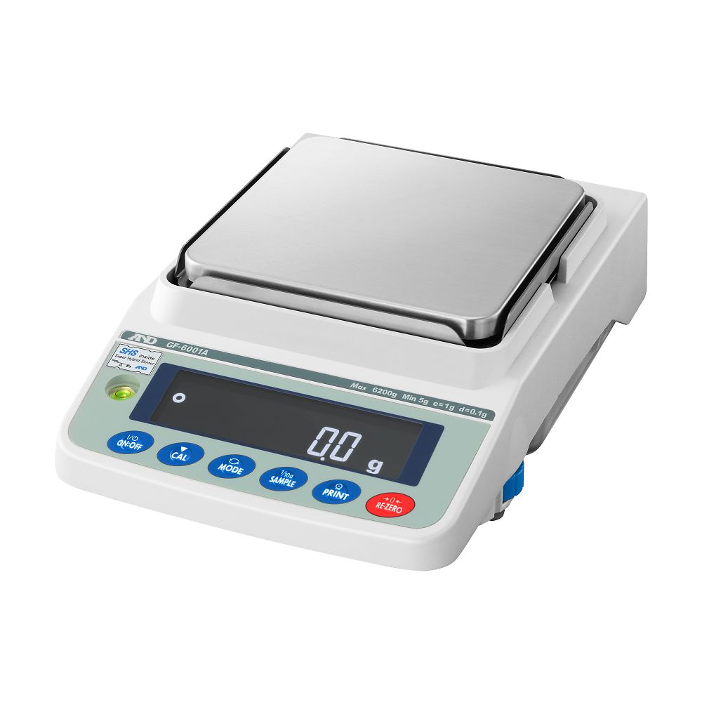 エー・アンド・デイ ベーシック電子天びん GF-Aシリーズ  ひょう量:6200g 最小表示:0.1g  一般校正付 GF6001A-00A00