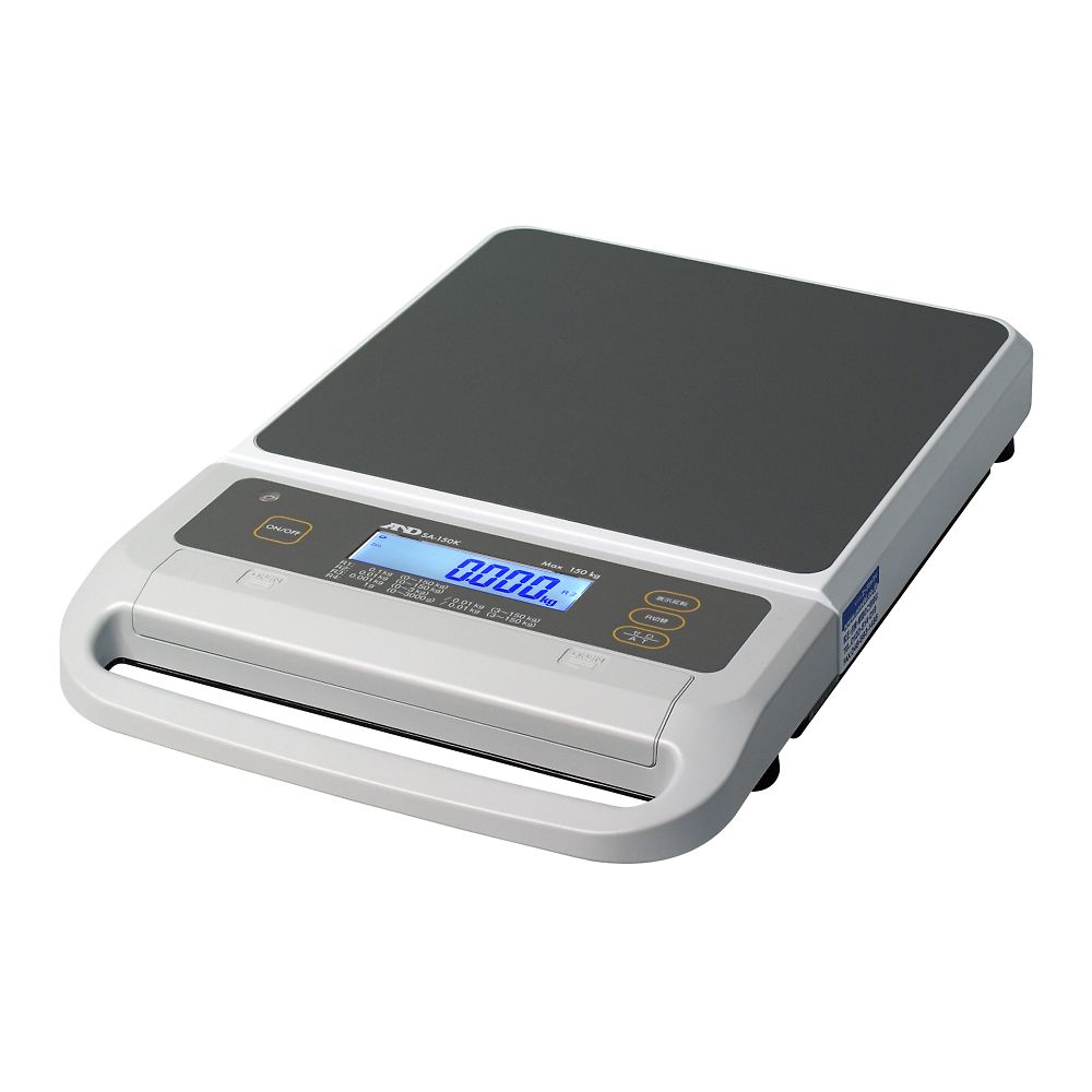 エー・アンド・デイ ポータブルスケール SAシリーズ  ひょう量:150 最小表示:0.001kg～0.1(内部設定により変更)  JCSS校正付 1台 SA150K-JA-00J00
